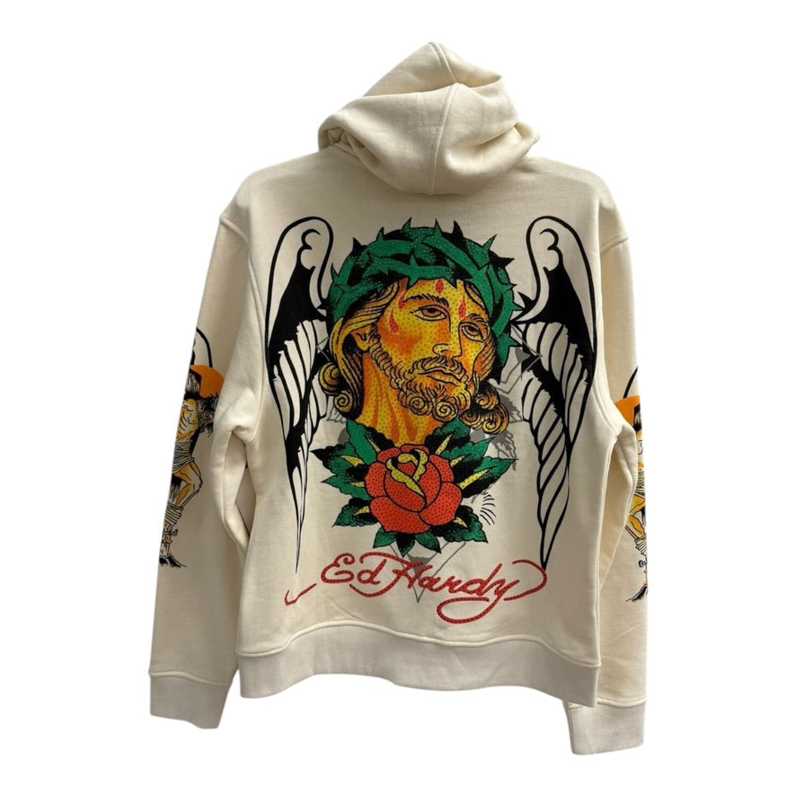 ED HARDY: Christ Cross Zip Hoodie 25RS
